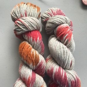 Hand Dyed-Sherbet Rainbow 100% Eco Bulky Wool